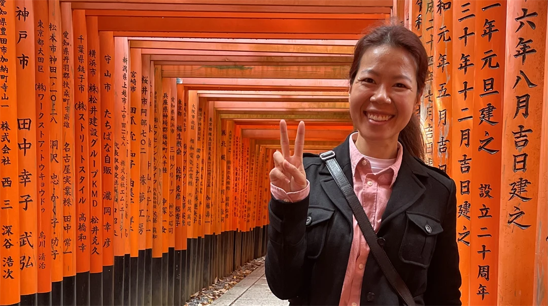 Kim Kim Bui utbytesstudent i Japan