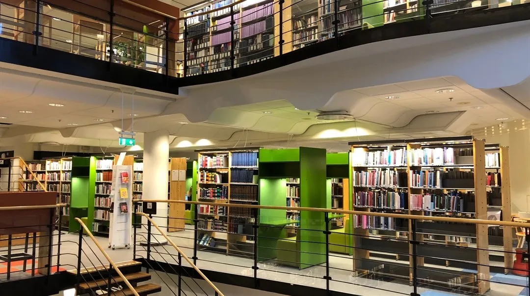 Biblioteket Sundsvall interiör