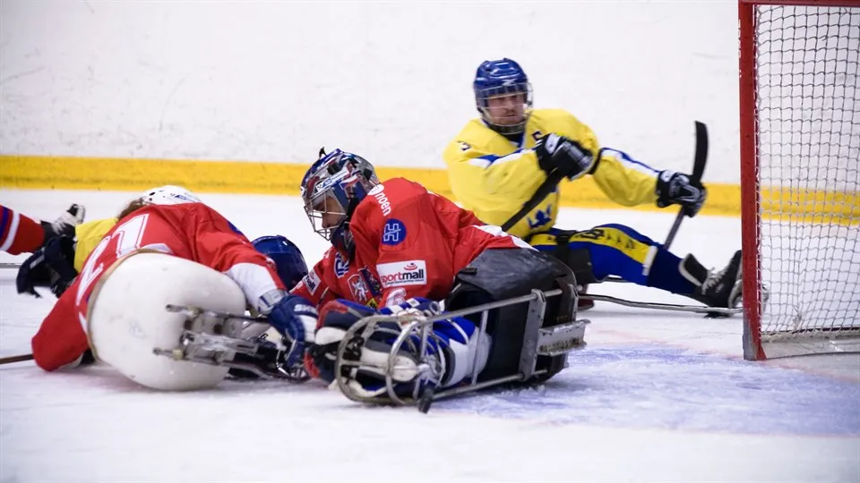 Kälkhockey, parasport, paraidrott, paralympics