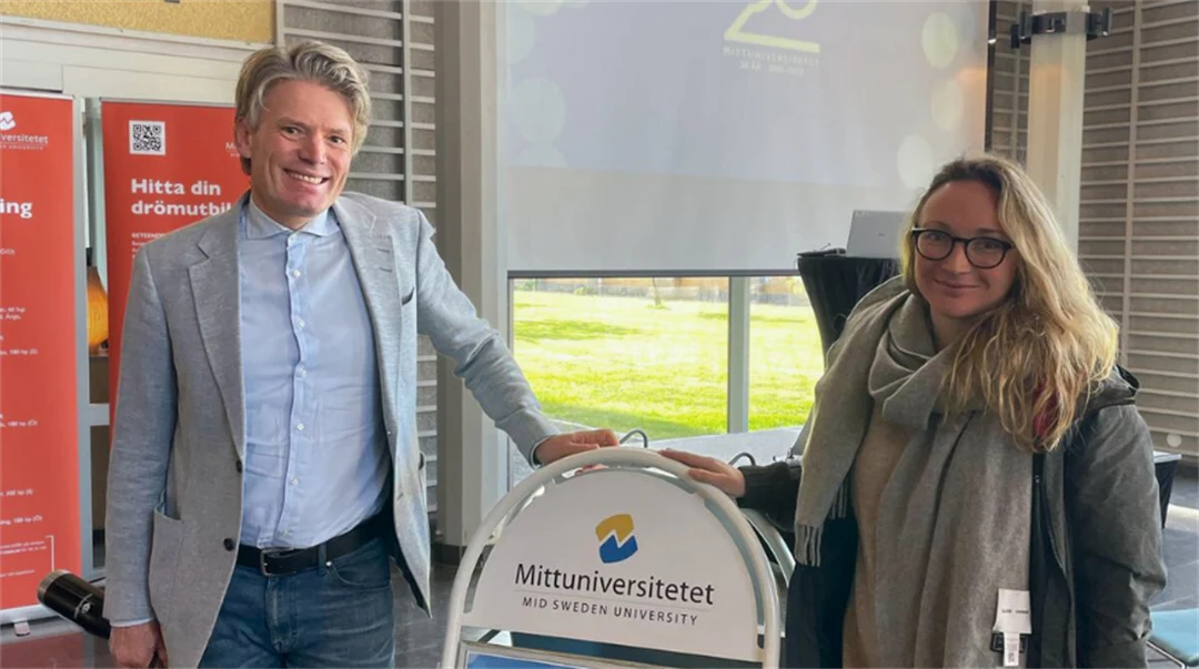 Mikael Lundholm och Ekaterina Zmyvalova