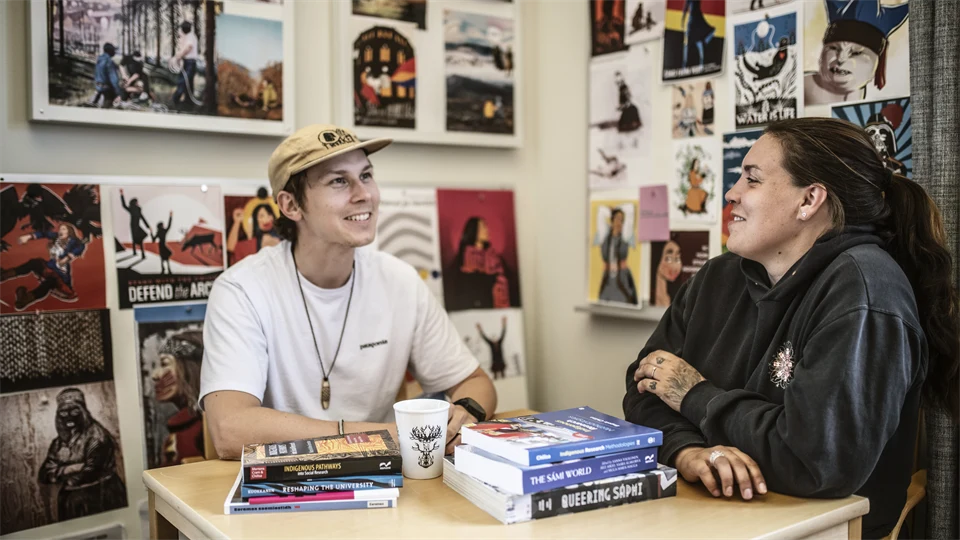 Studenter på Campus.