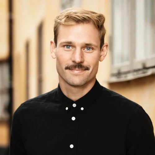 Porträttbild på en man