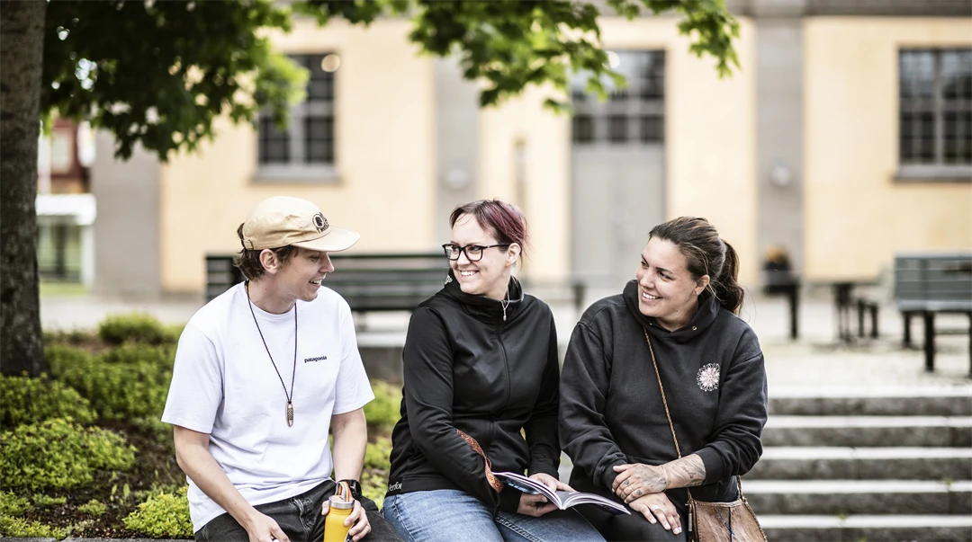 Studenter på Campus.