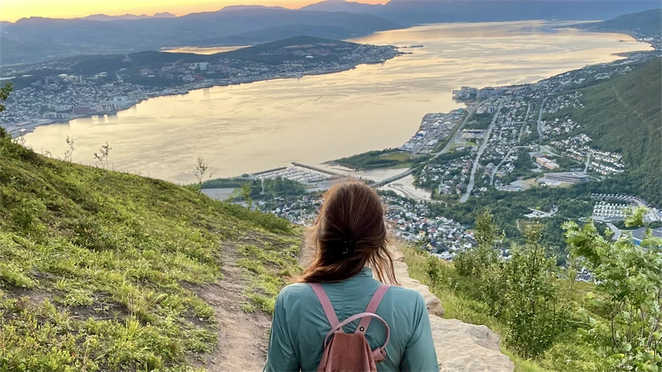 Linnéa on exchange studies at UiT, Trömsö, Norway