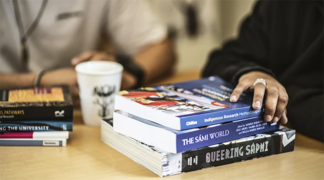 Studenter på Campus.