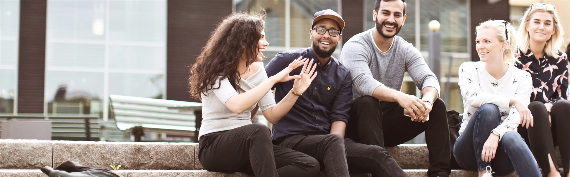 Studenter, utomhus, Östersund