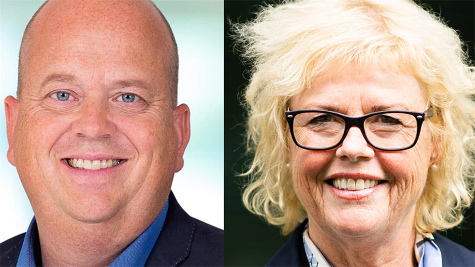 Svante Berggren och Carina Bergqvist Palm