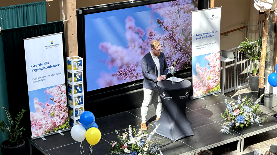 Erik Lund, President Student Union in Sundsvall.