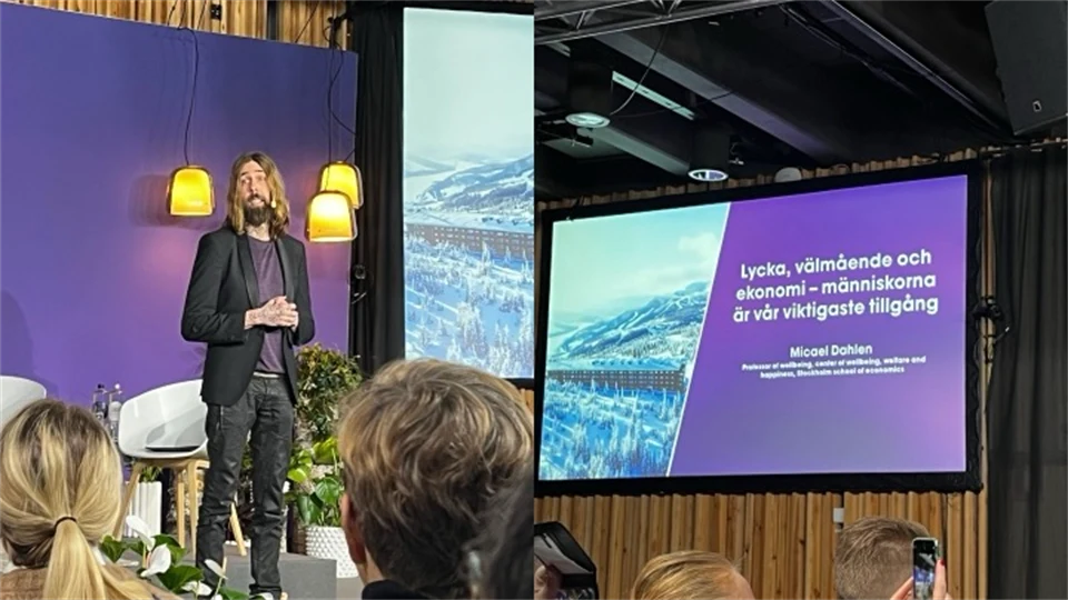 Micael Dahlen föreläser på Åre Business Forum