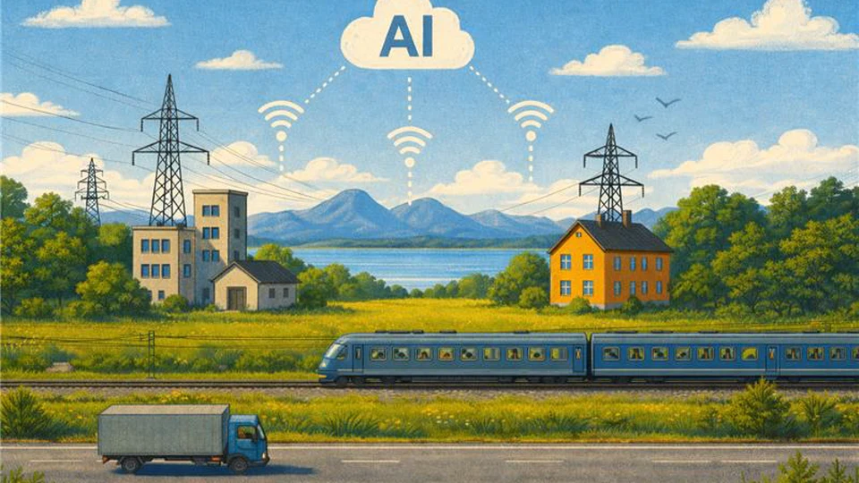 AI generated picture of colorful nature