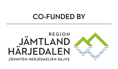 Logotyp Co-funded by Region Jämtland Härjedalen