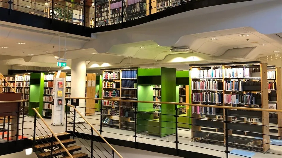Biblioteket Sundsvall interiör