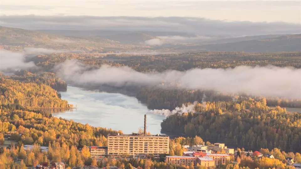 View over Sollefteå.
