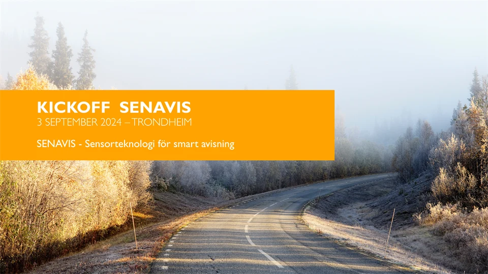 Kick off SENAVIS 3 september 2024 Trondheim