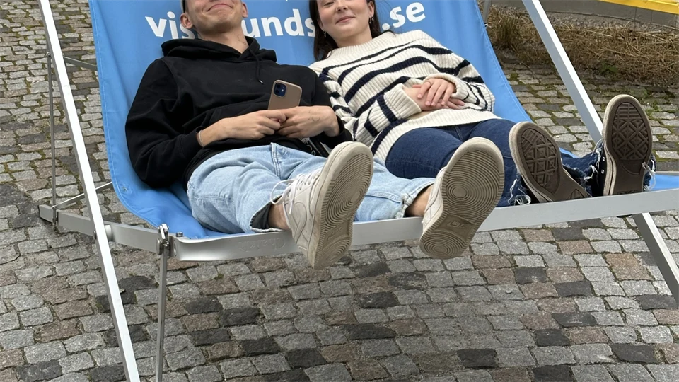 Students on the welcoming day in Sundsvall 2023.