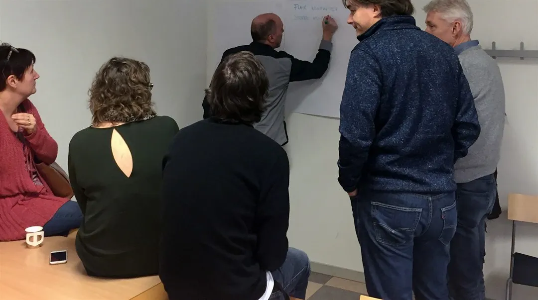 Gruppdiskussion i samband med workshop om ny strategi 1 feb 2018