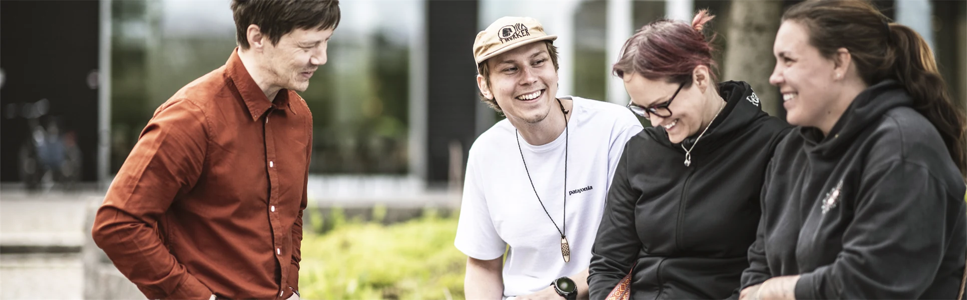 Studenter på Campus.