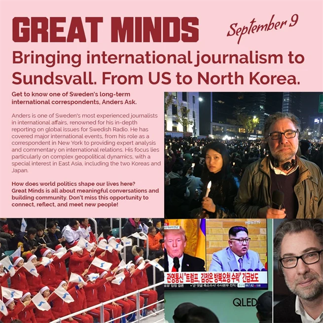 Great Minds Sundsvall 9 september.