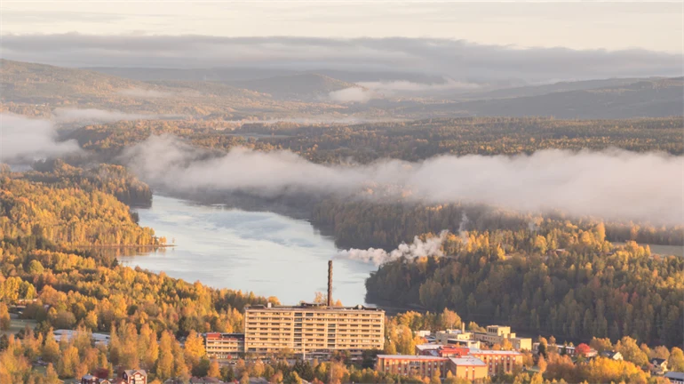 View over Sollefteå.