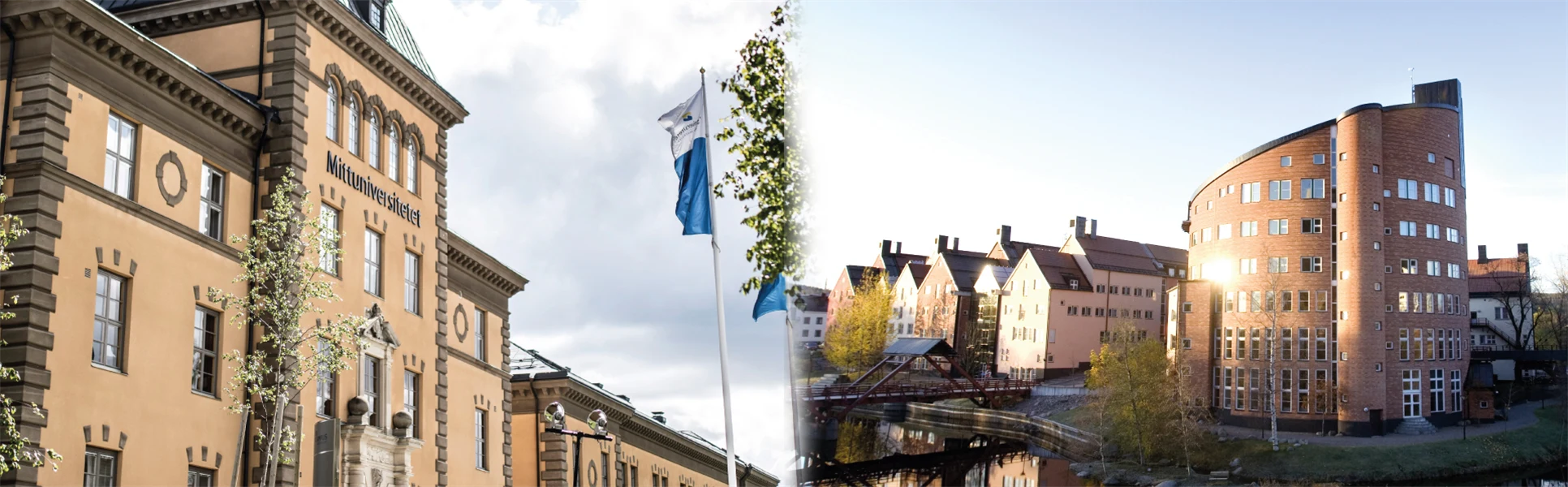 Kollage av två bilder på hus.