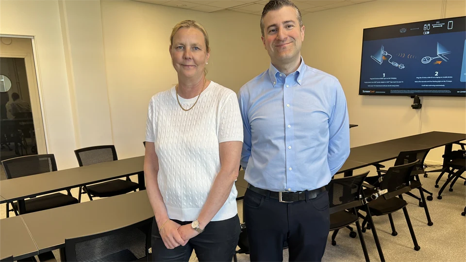 Gunilla Pettersson, Mid Sweden University, and Rafael Carvajal, Flooré