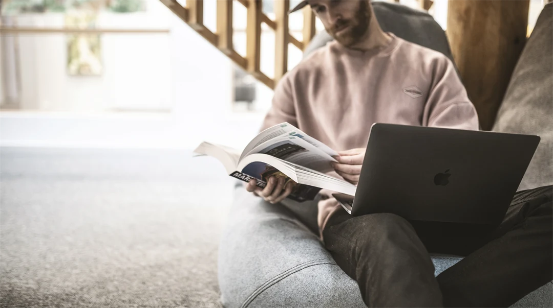 Students in a campus environment.