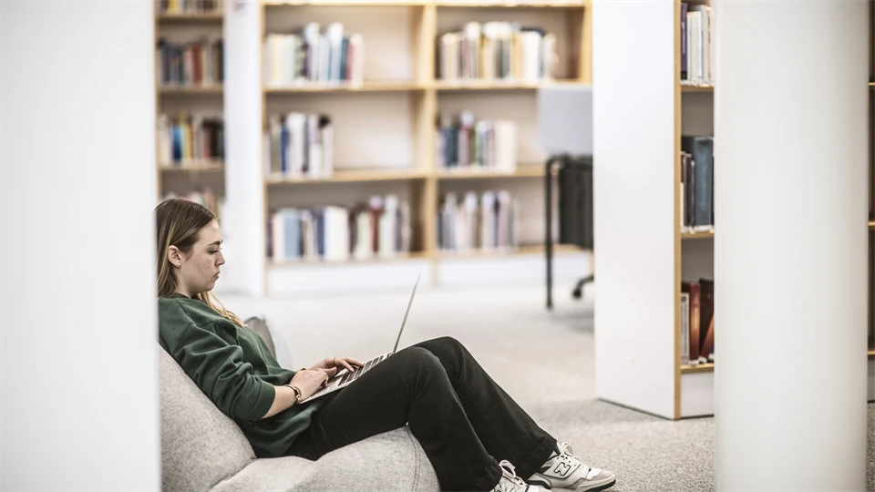 Students in a campus environment.