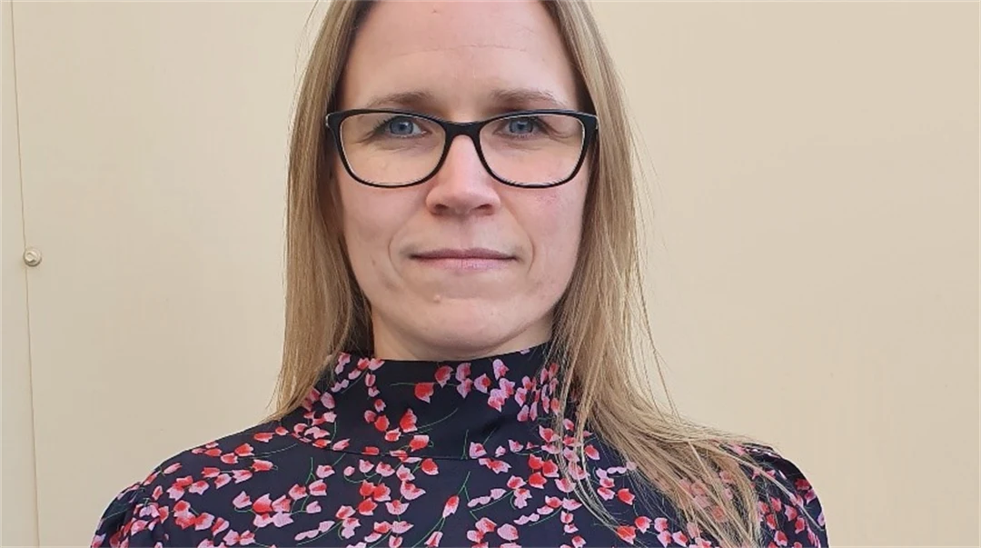 Porträtt av kvinna.