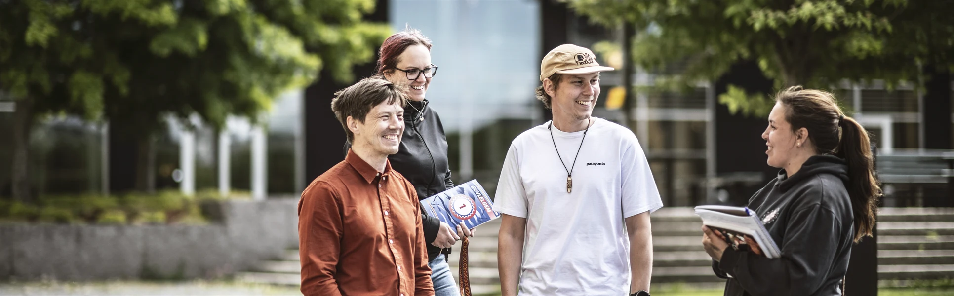 Studenter på Campus.
