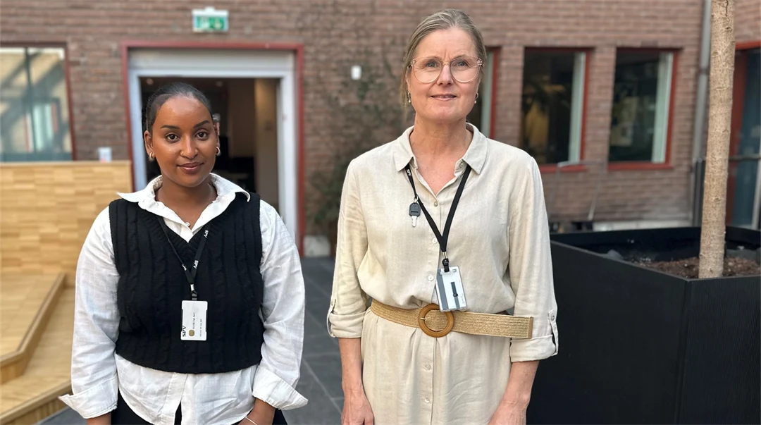 Feruz Okbazghi och Charlotte Wikström