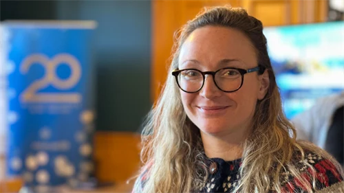 Ekaterina Zmyvalova under symposiets första dag