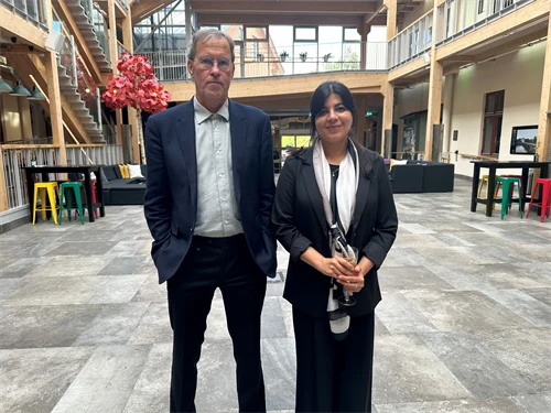 Peter Öhman and Ammarah TAriq