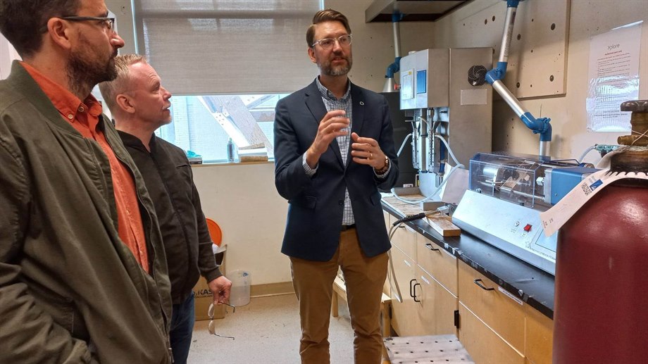 Fr.v. Bruno Medronho, Magnus Norgren och Scott