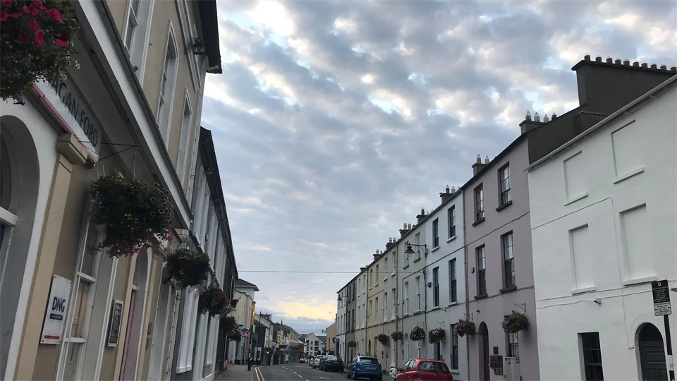 Colorful street in Sligo