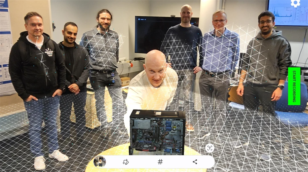 Project members from Immerse met i Oulu University 