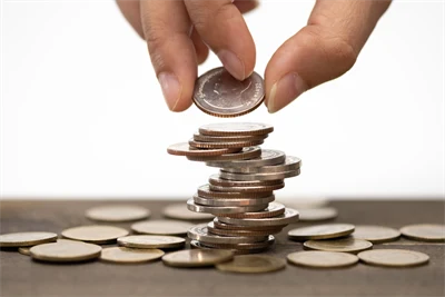 author info Foto: feelartfeelant     Hand stack coins, concept for Saving money, growing...