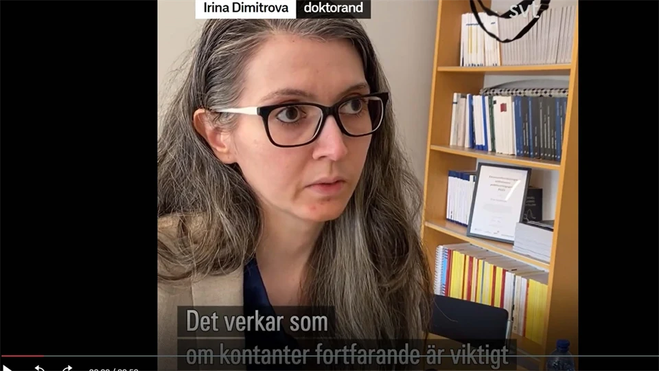Irina Dimitrova on Swedish Television