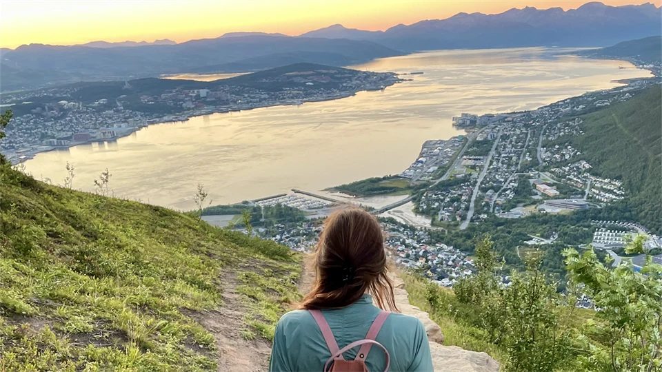 Linnéa på utbyte vid UiT, Trömsö, Norge