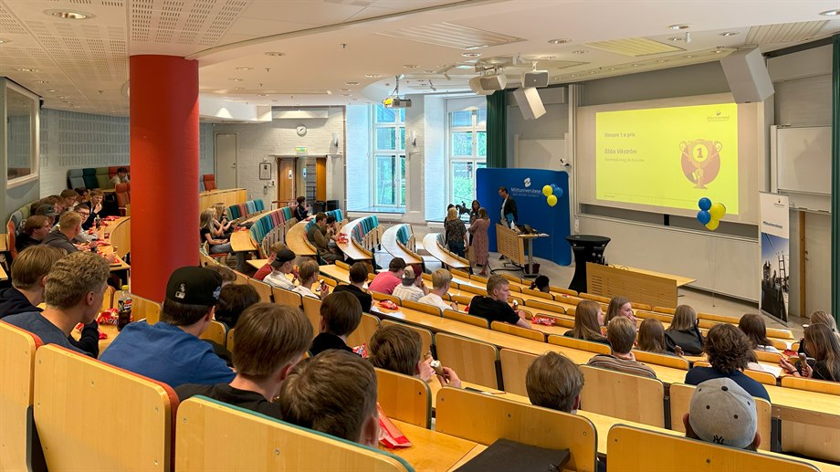 Prisutdelning för Sundsvalls gymnasium Västermalm