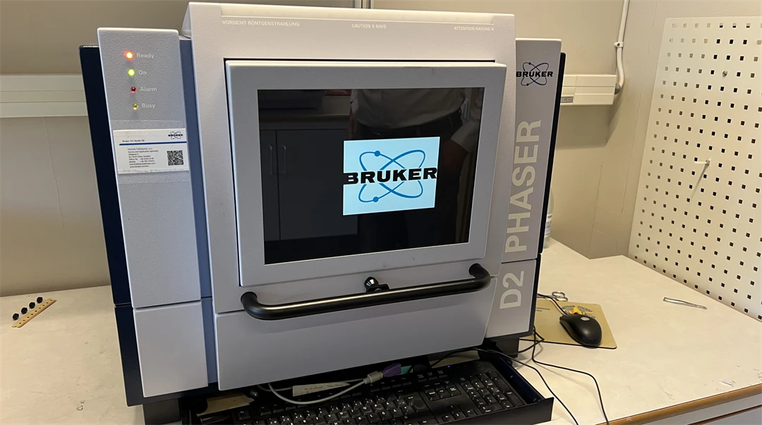 Analysis equipment in a laboratory.