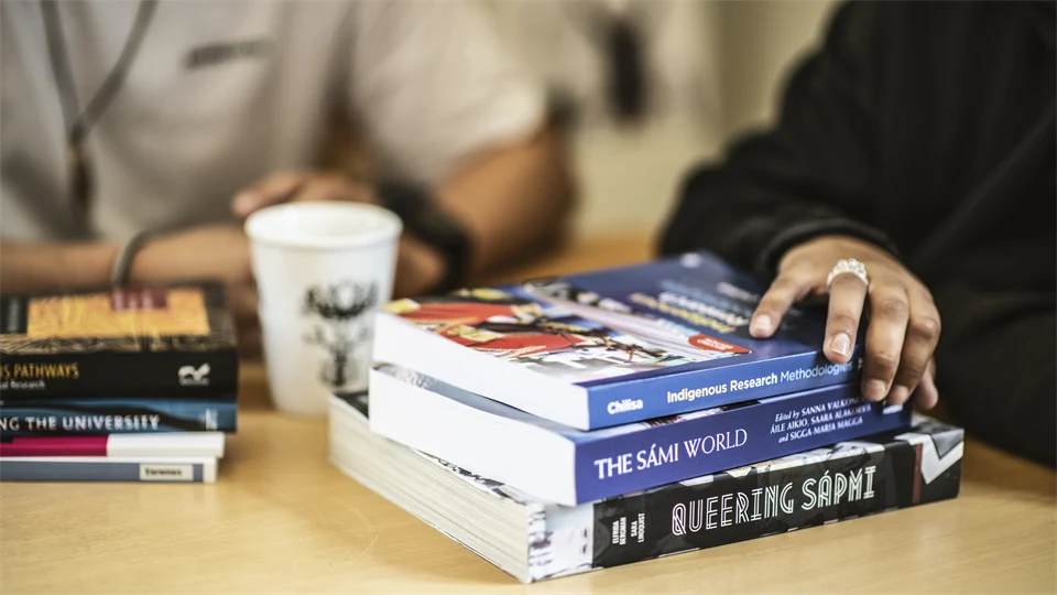 Studenter på Campus.