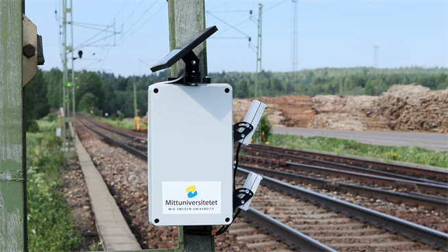 The research project ENSURE 6G, which will develop technology that detects the risk of solar curves on railways