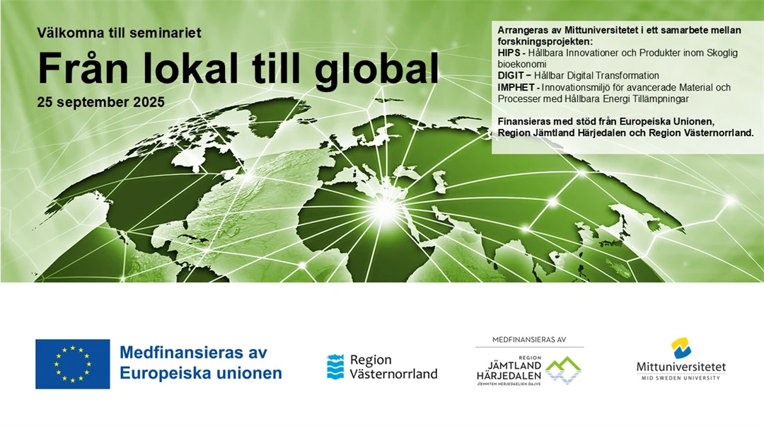 Startbild till seminarium från lokal till global