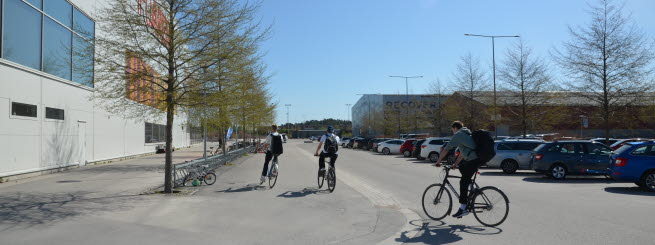 Cyklister.