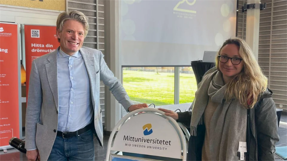 Mikael Lundholm och Ekaterina Zmyvalova