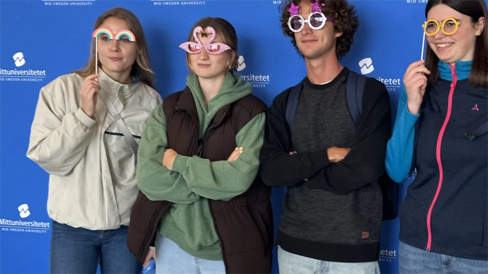Studenter på välkomstdagen 2023 i Östersund.