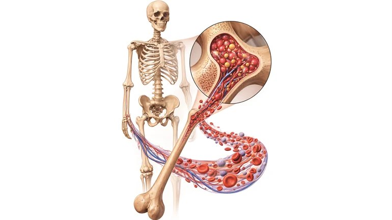 Illustration of a skeleton.