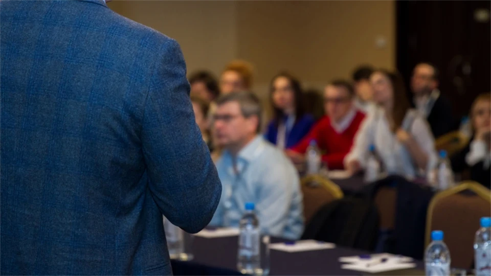 Participants at a conference