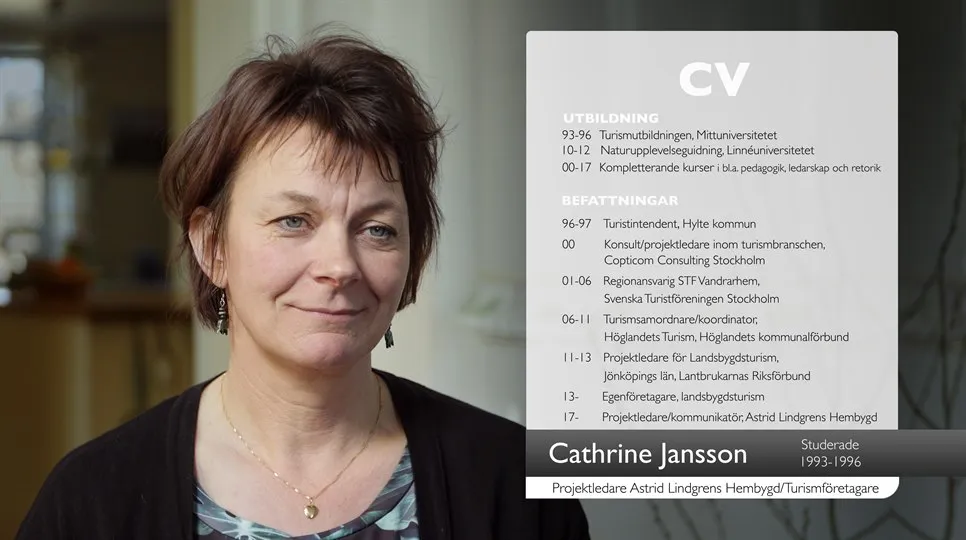 Cathrine Jansson, CV