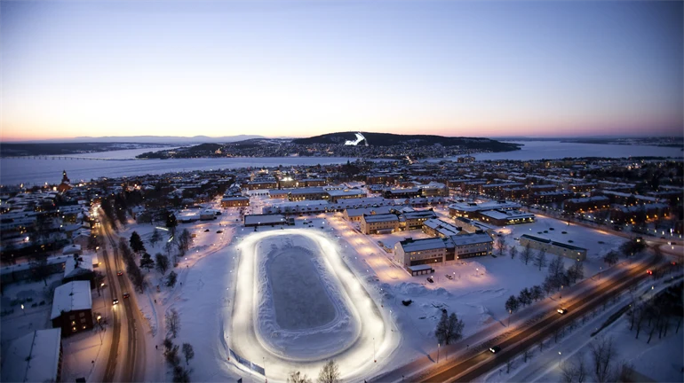 Ovalen kva med Frösön